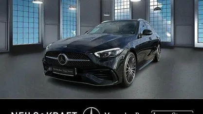 Schwarz Gebraucht 2023 Mercedes C220 AMG Kombi | 44.340 €