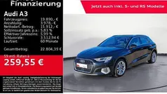 Schwarz Gebraucht 2021 Audi A3 Sportback Advanced Kleinwagen | 19.890 € (Fairer Preis)