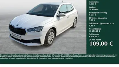Gebraucht Skoda Fabia Active 80 PS (58 kW) 2023 Candyweiß Kleinwagen