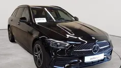 Schwarz Gebraucht 2022 Mercedes C300e AMG line Kombi | 35.790 € (Fairer Preis)
