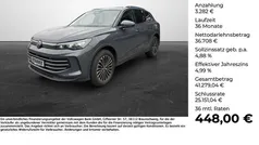 Grau (delfingrau metallic) Gebraucht 2024 VW Tiguan Elegance SUV | 39.989 € (Fairer Preis)