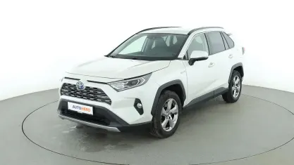 Gebraucht Toyota RAV4 Hybrid Lounge 222 PS (163 kW) 2019 Weiß SUV