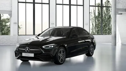 Gebraucht Mercedes C200 AMG 163 PS (119 kW) 2025 Metalliclack obsidianschwarz metallic Limousine