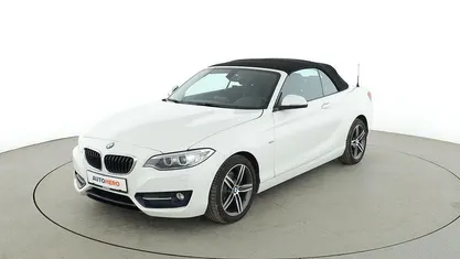 Gebraucht BMW 220 Sport Line 184 PS (135 kW) 2016 Weiß Cabrio