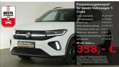 Gebraucht VW T-Cross R-line 150 PS (110 kW) 2025 Weiss SUV
