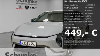 Gebraucht Kia EV4 GT-Line 150 kW (204 PS) 2025 Grau Kleinwagen