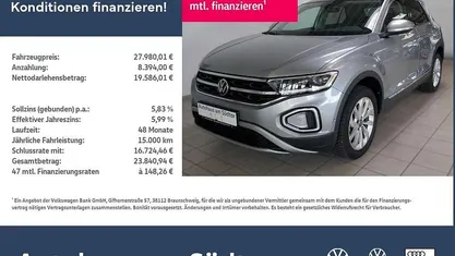 Pyritsilber metallic Gebraucht 2024 VW T-Roc Style SUV | 27.980 € (Guter Preis)
