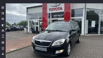 Gebraucht Skoda Roomster Fresh 86 PS (63 kW) 2013 Schwarz Van / Kleinbus