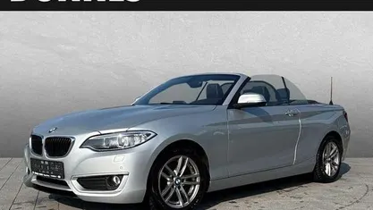 Gebraucht BMW 218 Advantage 150 PS (110 kW) 2016 Silber (glaciersilber metallic) Cabrio