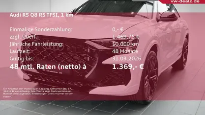 Nouă Audi RS Q8 Comfort 600 CP (441 kW) 2025 Alb SUV