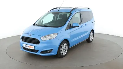 Gebraucht Ford Tourneo Courier Titanium 101 PS (74 kW) 2016 Blau Van / Kleinbus