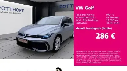 Gebraucht VW Golf VIII GTE 272 PS (200 kW) 2025 Oyster silver metallic Limousine