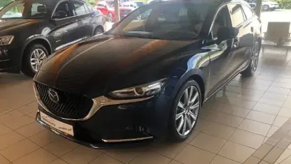 Gebraucht Mazda 6 Sports-Line 184 PS (135 kW) 2021 Blau Kombi