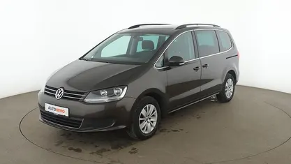 Gebraucht VW Sharan Comfortline 150 PS (110 kW) 2015 Braun Van / Kleinbus