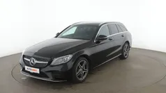 Schwarz Gebraucht 2019 Mercedes C300 AMG line Kombi | 25.660 € (Fairer Preis)