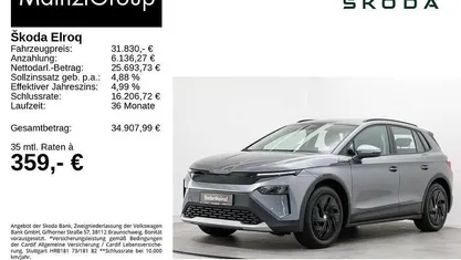 Graphitegrau metallic Gebraucht 2025 Skoda Elroq SUV | 31.830 € (Guter Preis)