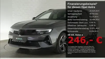 Gebraucht Opel Astra 131 PS (96 kW) 2024 Grau Kleinwagen