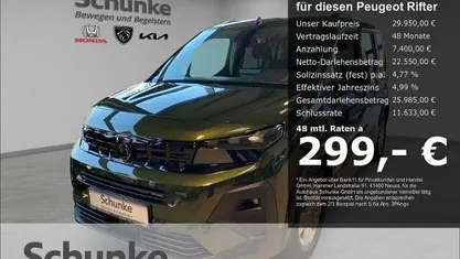 Gebraucht Peugeot Rifter Allure 131 PS (96 kW) 2025 Van / Kleinbus