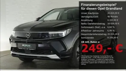 Gebraucht Opel Grandland X Elegance 131 PS (96 kW) 2023 Karbon schwarz SUV