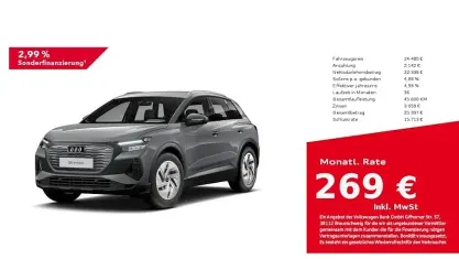 Brugt Audi Q4 e-tron Comfort 125 kW (170 HK) 2023 Grå SUV