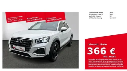 Gebraucht Audi Q2 Advanced Plus 150 PS (110 kW) 2025 Gletscherweiß SUV