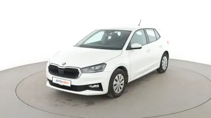 Gebraucht Skoda Fabia Ambition 2021 Weiß Kleinwagen
