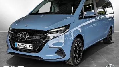 Second-hand Mercedes V300 Style 237 CP (174 kW) 2025 Albastru Monovolum