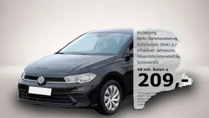 Gebraucht VW Polo Life 95 PS (69 kW) 2025 Schwarz Kleinwagen