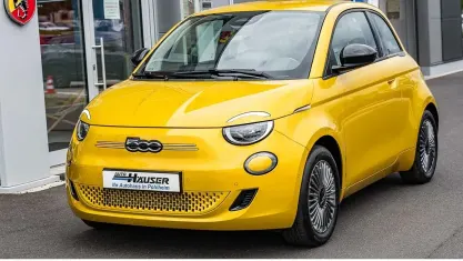 Neu Fiat 500e Icon 86 kW (118 PS) 2026 Gelb Limousine