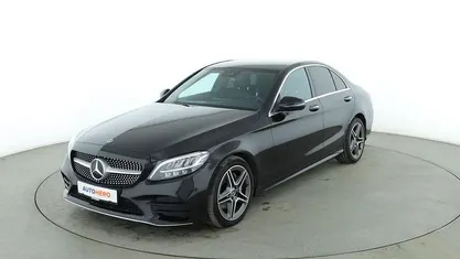 Gebraucht Mercedes C220 AMG line 2018 Schwarz Limousine