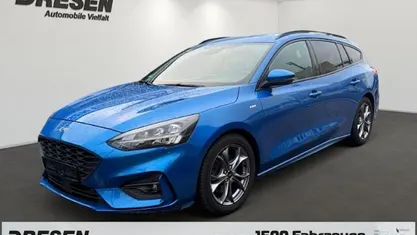 Gebraucht Ford Focus ST-Line X 125 PS (91 kW) 2020 Blau Kombi