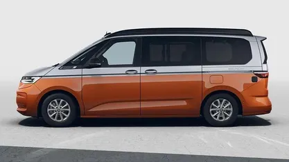 Monosilber met./energetic orange met. dach schwarz Neu 2025 VW California Highline Van | 74.524 € (Fairer Preis)