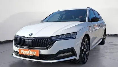 Usata Skoda Octavia SportLine 150 CV (110 kW) 2022 Bianco Station wagon