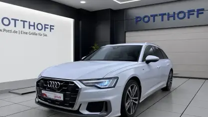 Gebraucht Audi A6 S-Line 204 PS (150 kW) 2023 Gletscherweiß metallic Kombi