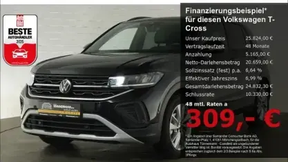 Gebraucht VW T-Cross Goal 150 PS (110 kW) 2025 Deep black SUV