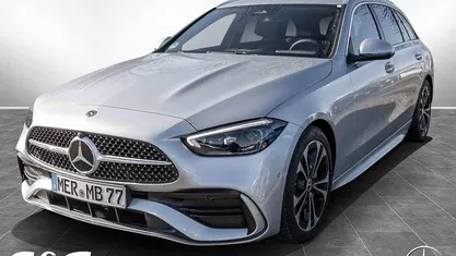 Metalliclack hightechsilber Gebraucht 2025 Mercedes C200 AMG Kombi | 41.999 € (Fairer Preis)
