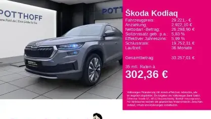 Gebraucht Skoda Kodiaq Ambition 200 PS (147 kW) 2023 Graphitegrau metallic SUV