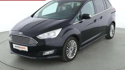 Schwarz Gebraucht 2016 Ford Grand C-Max Titanium Van / Kleinbus | 14.480 € (Fairer Preis)