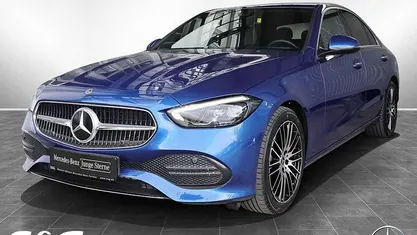 Metalliclack spektralblau Gebraucht 2024 Mercedes C200 Avantgarde Limousine | 37.920 € (Fairer Preis)