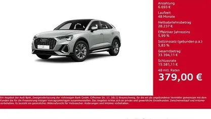 Silber Gebraucht 2021 Audi Q3 S-Line SUV | 34.930 € (Guter Preis)