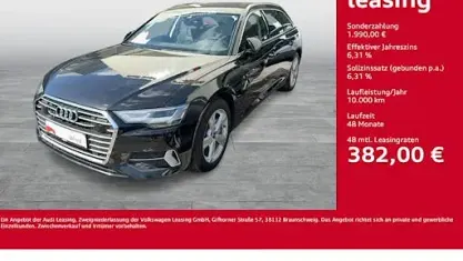 Używany Audi A6 Sport 204 KM (150 kW) 2022 Czarny Kombi