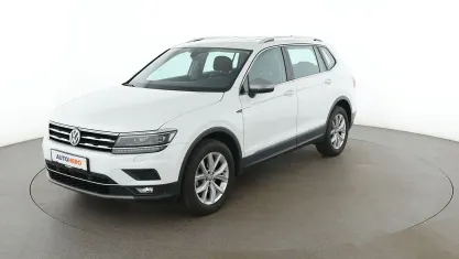 Gebraucht VW Tiguan Allspace Highline 150 PS (110 kW) 2021 Weiß SUV