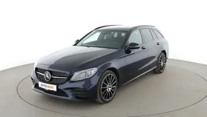 Używany Mercedes C300e AMG line 122 KM (89 kW) 2020 Niebieski Kombi