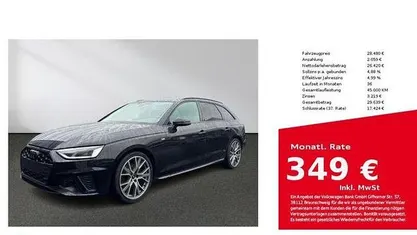 Gebraucht Audi A4 S-Line 163 PS (119 kW) 2022 Mythosschwarz metallic Kombi
