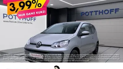 Gebraucht VW up! move up! 60 PS (44 kW) 2020 Silber Kleinwagen