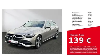 Silber Gebraucht 2023 Mercedes C180 Limousine | 28.880 € (Superpreis)