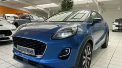 Dynamicblau metallic blau Gebraucht 2021 Ford Puma Titanium X Limousine | 18.490 € (Fairer Preis)