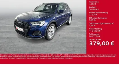 Blau Gebraucht 2025 Audi Q3 S-Line SUV | 41.998 € (Fairer Preis)