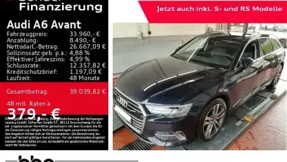 Gebraucht Audi A6 Sport 204 PS (150 kW) 2022 Blau Kombi