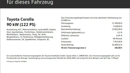 Gebraucht Toyota Corolla Comfort 122 PS (89 kW) 2019 Rot Limousine